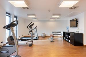 Posilňovňa alebo fitness centrum v ubytovaní Exe Budapest Center