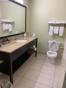 Super 8 by Wyndham Hull Street Midlothian Richmond Area的一间浴室