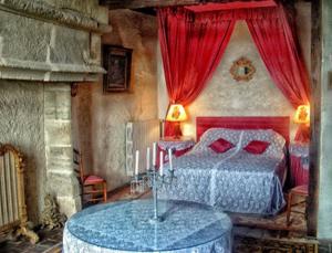 Postel nebo postele na pokoji v ubytování Château du Max