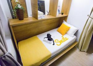 Postel nebo postele na pokoji v ubytování hipstercity hostel