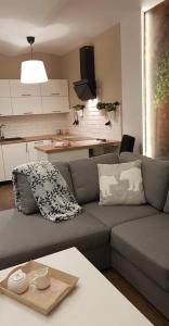 Posezení v ubytování Apartament Malinowa Dolina + 22 fotografií