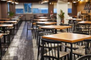 Restoran või mõni muu söögikoht majutusasutuses Fulidun Hotel Kenting
