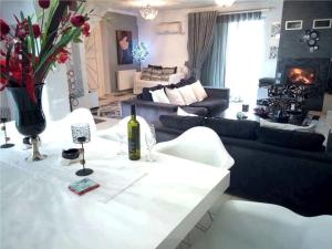 A seating area at Greek hospitality 2