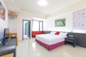 Letto o letti in una camera di 5+1 Homestay