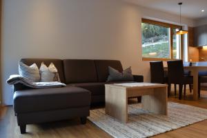 Posezení v ubytování Apartment Waldesruh