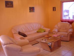 Posezení v ubytování Gîte Argouges