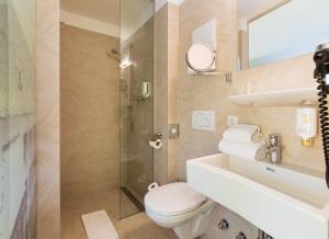 Koupelna v ubytování Basic Hotel Innsbruck