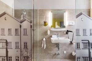 Koupelna v ubytování Basic Hotel Innsbruck