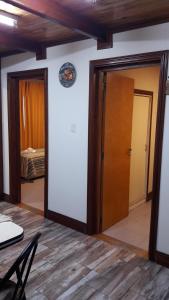 Cama ou camas em um quarto em Cabañas Oyikil