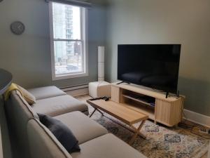 TV a/nebo společenská místnost v ubytování Ottawa Stay Downtown Suites