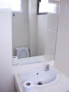 Koupelna v ubytování Pott Guesthouse