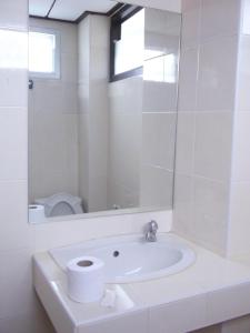Koupelna v ubytování Pott Guesthouse