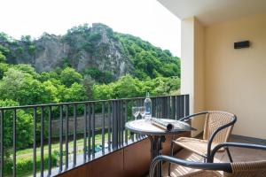 En balkon eller terrasse på Hotel-Restaurant Ruland