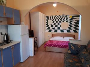 Kuchyň nebo kuchyňský kout v ubytování Apartments Vila Ida