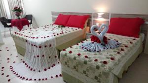 Cama ou camas em um quarto em Hotel CTC