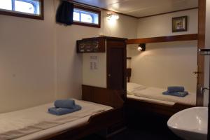 a bathroom with two bunk beds and a sink at MPS Flora in Amsterdam