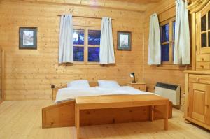 Postel nebo postele na pokoji v ubytování Ferienhaus Wagner