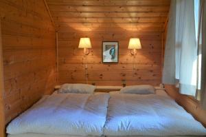 Postel nebo postele na pokoji v ubytování Ferienhaus Wagner