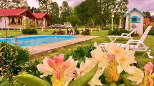 Sundlaugin á Arriendo de Cabañas con Piscina y Entorno Natural, Villarrica eða í nágrenninu