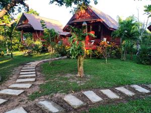 Zahrada ubytování Friendly Koh Jum