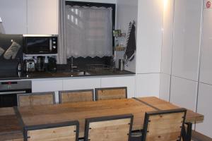 Nhà bếp/bếp nhỏ tại Appartement 123 La Cordée