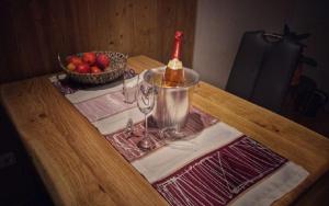 Nápoje v ubytování Holzhaus Lugerhof