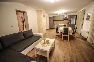 Kuchyň nebo kuchyňský kout v ubytování Landhaus zur Tanne
