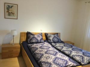 Katil atau katil-katil dalam bilik di Ferienwohnung Lissner