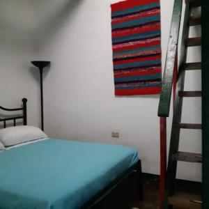 Cama o camas de una habitación en Cedron Hostel