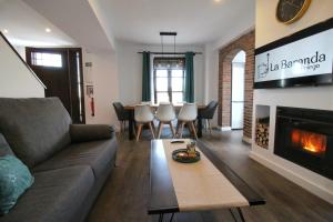 Posezení v ubytování La Baranda de Priego