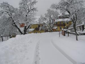 Essleggerhof v zimě
