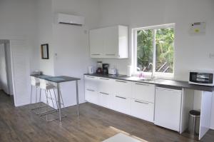 Кухня или мини-кухня в Marigot Palms Luxury Caribbean Apartment Suites
