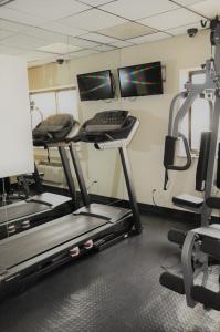 Fitness centrum a/nebo fitness zařízení v ubytování Ramada by Wyndham Staten Island