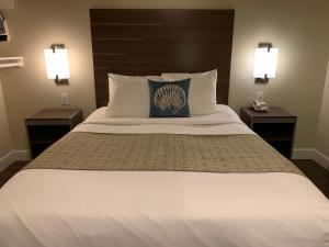 Postel nebo postele na pokoji v ubytování El Castell Motel