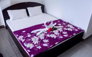 Giường trong phòng chung tại Thanh An 3 Guesthouse