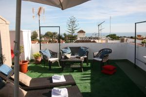 Posezení v ubytování Chalet Puerto Marina Goya