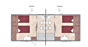 Plán poschodí v ubytovaní Camping Venezia Village