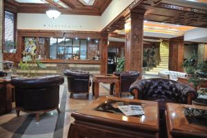 Hotel Centar Balasevic tesisinde lounge veya bar alanı