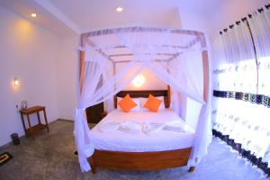 Letto o letti in una camera di Abinu"s Place