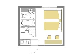 Půdorys ubytování Studio Inn Nishi Shinjuku