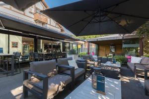 Posezení v ubytování Fletcher Hotel-Restaurant Jagershorst-Eindhoven