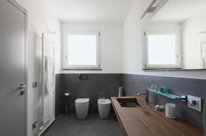 Koupelna v ubytování nautilus b&b suite design