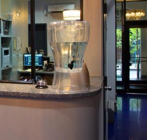 a blender sitting on a counter in a room at Chelsea Inn in New York