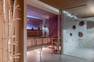Koupelna v ubytování Apart Hotel Garni Wieser