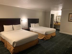 Postel nebo postele na pokoji v ubytování Stargazer Inn and Suites