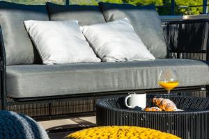 Posezení v ubytování Saint Blaise Luxury Suite