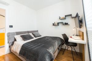 Postel nebo postele na pokoji v ubytování Saint Blaise Luxury Suite