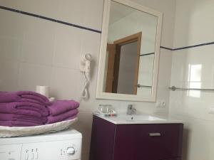 Koupelna v ubytování Apartamentosánchez