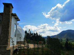 山景或在豪华帐篷看到的山景