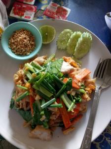 ジュム島にあるGood Morning Bungalowの野菜盛り合わせ